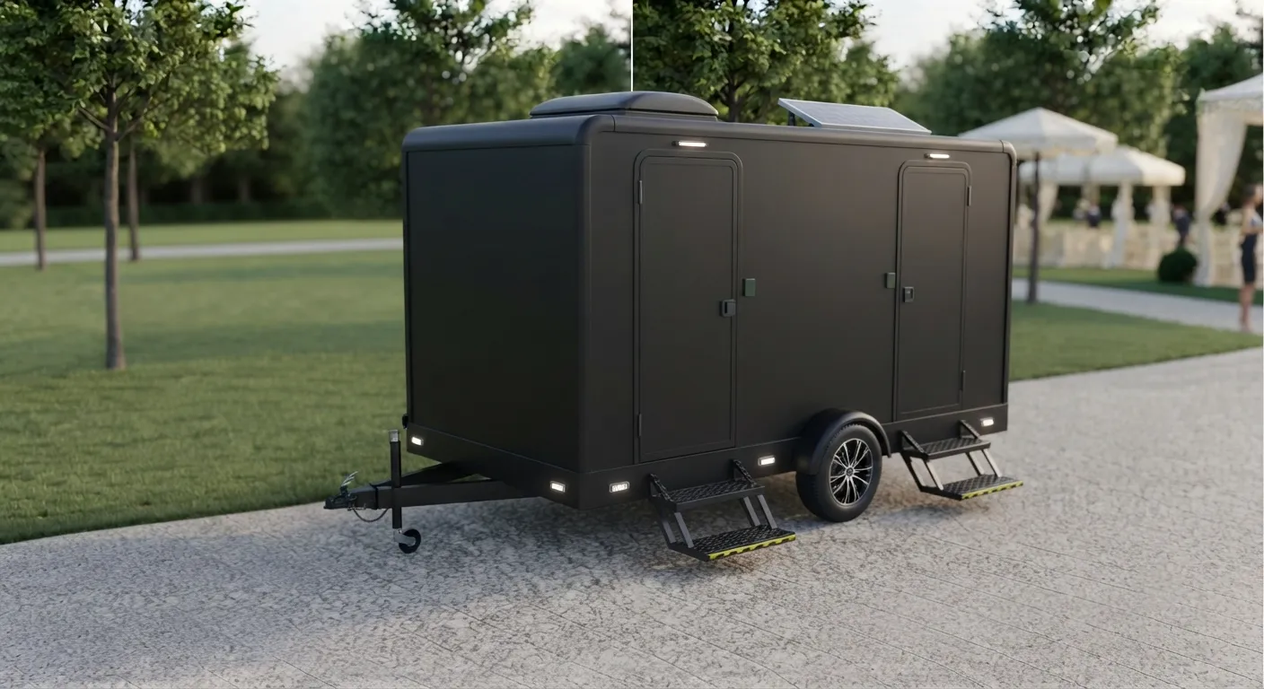 2 Stall Restroom Trailer in Springfield, MA